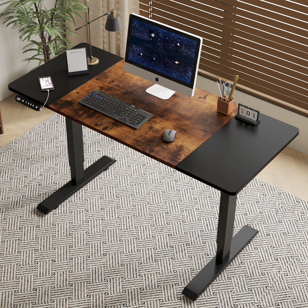Electric Standing Desk Height Adjustable Desk For Home And Office Computer Table Gaming Desk Modern Luxiury Table 55 Lift-up Desk