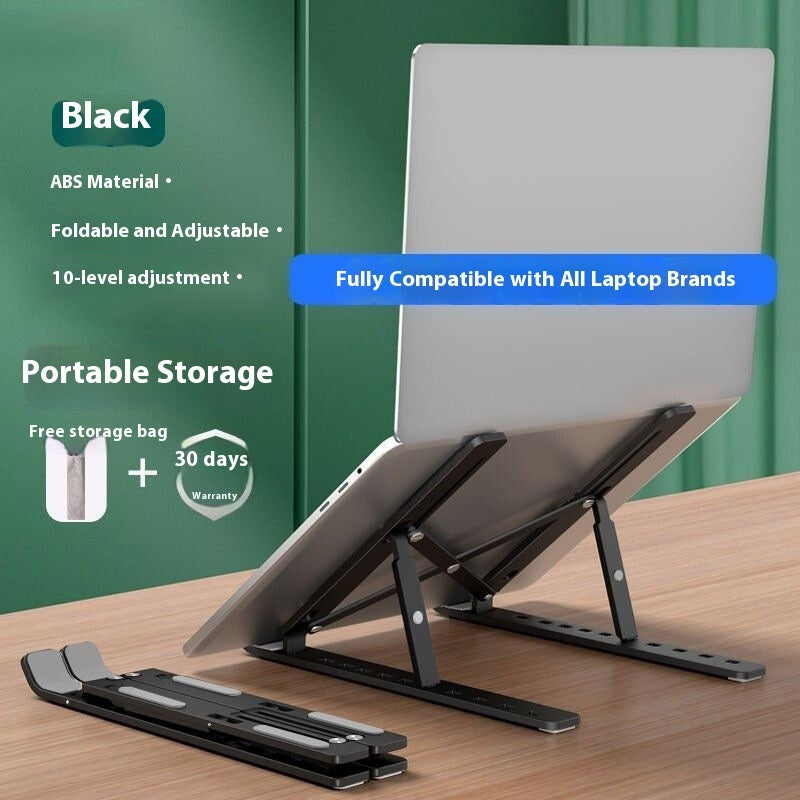 Aluminum Alloy Laptop Holder Stand Adjustable Foldable Portable for Notebook Computer Bracket Lifting Cooling Holder Non-slip