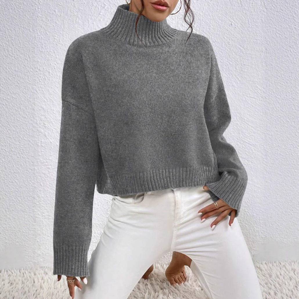 Loose Versatile Basic Pullover Women