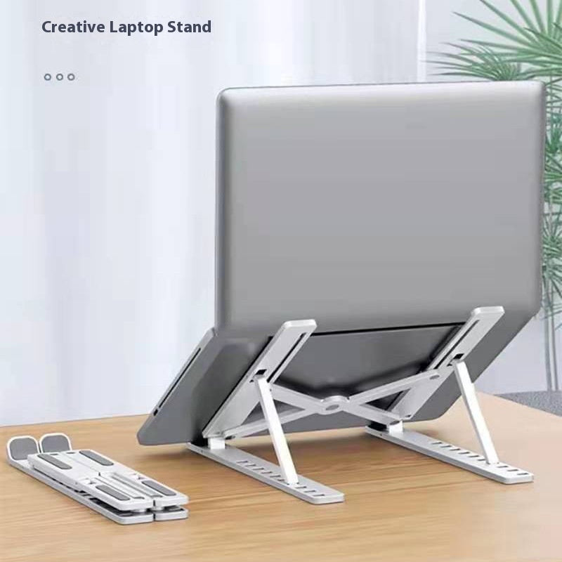 Aluminum Alloy Laptop Holder Stand Adjustable Foldable Portable for Notebook Computer Bracket Lifting Cooling Holder Non-slip