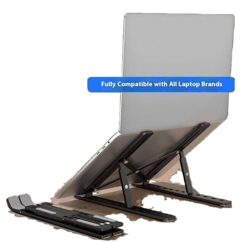 Aluminum Alloy Laptop Holder Stand Adjustable Foldable Portable for Notebook Computer Bracket Lifting Cooling Holder Non-slip