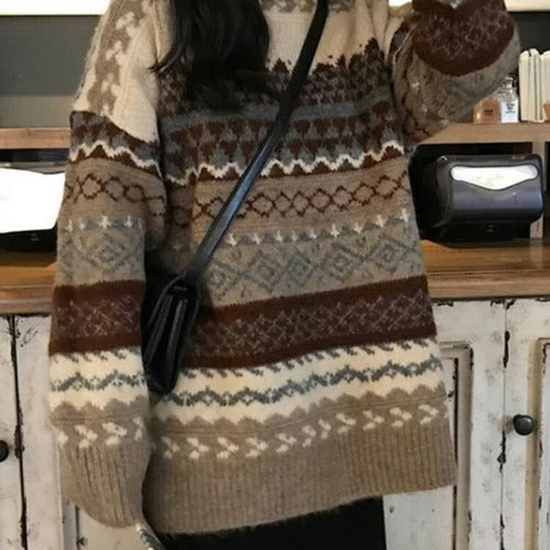 New Korean Style Loose Outer Wear Retro Hong Kong Style Long-sleeved Jacket