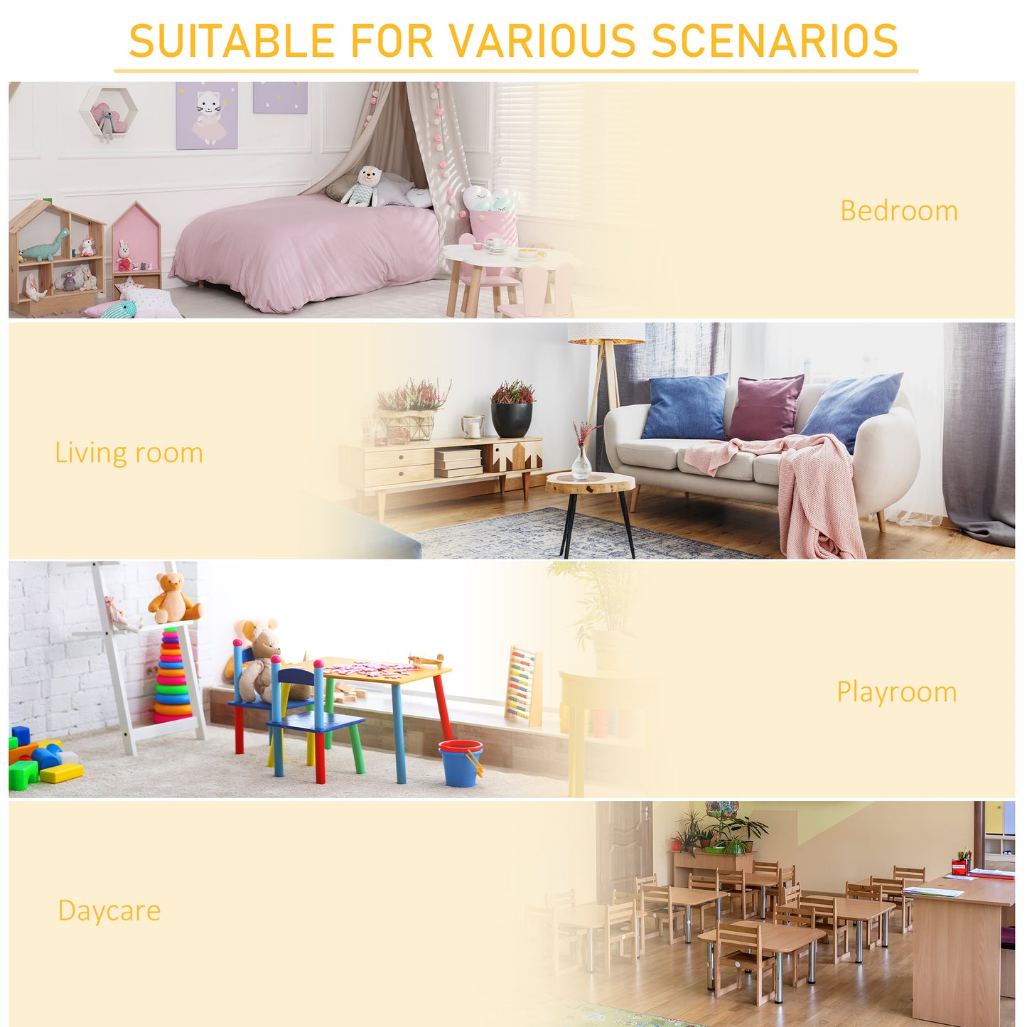 Kids Corner Cabinet, Cubby Toy Storage Organizer, Bookshelf Unit with Three Baskets for Playroom, Bedroom, Living Room, White