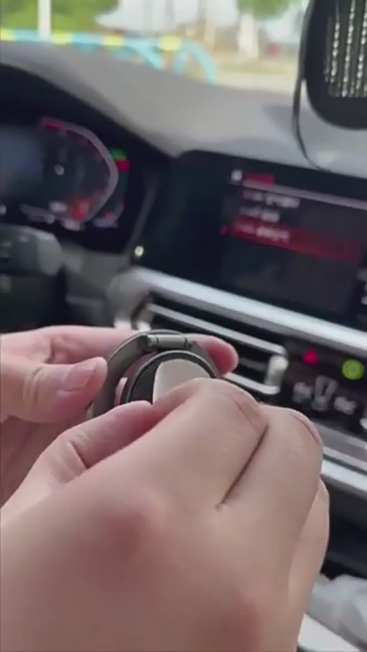 Magnetic Car Phone Mount All-Metal Foldable Phone Holder For Car Strongest Magnet Dashboard Phone Mount For Phone