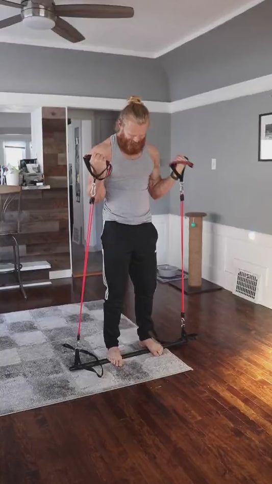 Pilates Bar Kit With Resistance Bands Portable Home Gym Workout Equipment Perfect Stretched Fusion Exercise Bar And Bands