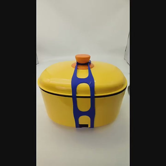 Reusable Lid Strap Silicone Elastic Band Universal Pot Lid Holder for Lunch Box Strap Elastic Band Outdoor Tableware Tool
